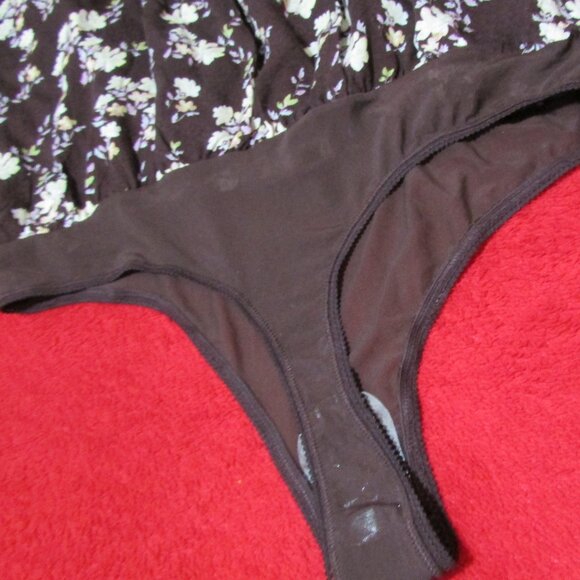 Free People Bodysuit Intimately Brown Floral - Picture 10 of 10